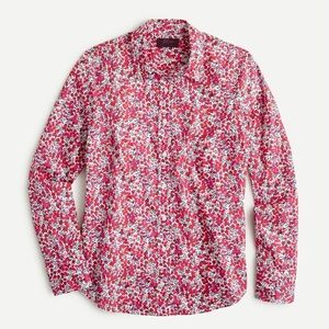 J. Crew Liberty Print Button Down Shirt, EUC, 16
